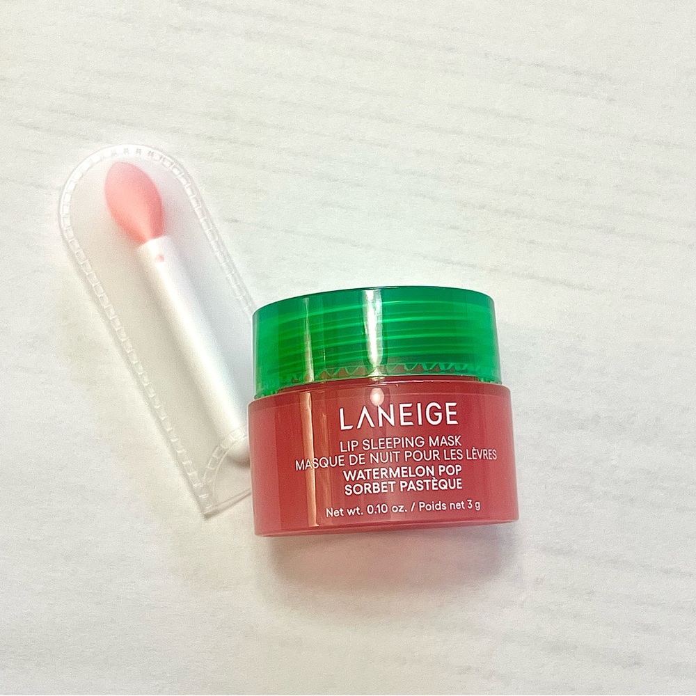 Laneige Lip Sleeping Mask Watermelon Pop flavor & Lip Applicator